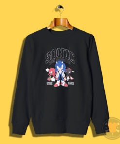 Sonic The Hedgehog Varsity Trio Movie Sweatshirt