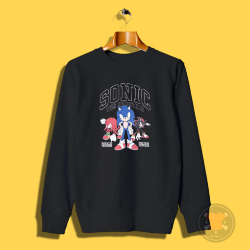 Sonic The Hedgehog Varsity Trio Movie Sweatshirt