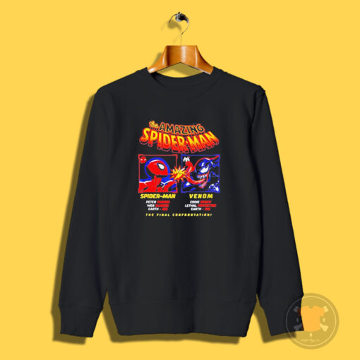 Spider Man vs Venom The Amazing Spider Man Sweatshirt