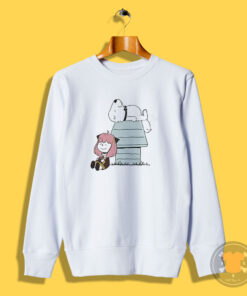 Spy x Family Anya And Bond Sleeping On Dog House Sweatshirt