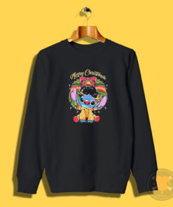 Stitch Merry Christmas Ohana Sweatshirt