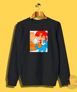 Stream Super Mario Kiss Sonic Funny Art Sweatshirt