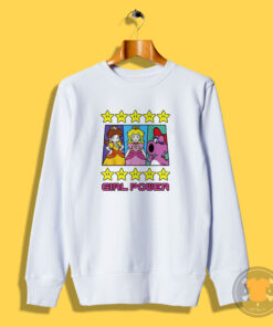 Super Mario Daisy Peach Birdo Girl Power Sweatshirt