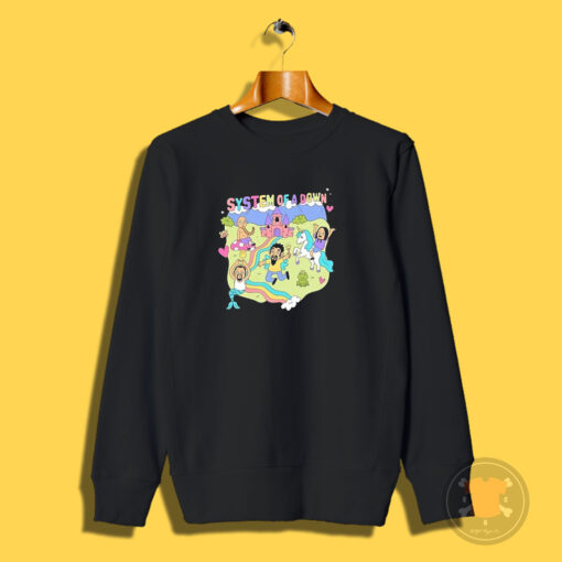System Of A Down Cute Cartoon Sweatshirt