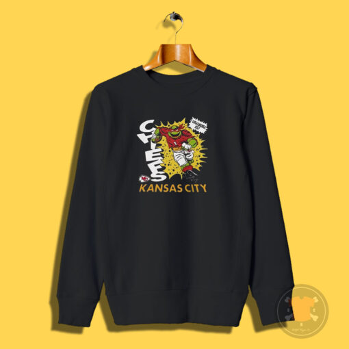 TMNT Raphael x Kansas City Chiefs Mascot Sweatshirt