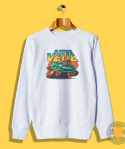 That 70s Show Kelso Rainbow Lined Corvette Ringer Sweatshirt