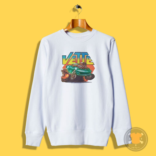 That 70s Show Kelso Rainbow Lined Corvette Ringer Sweatshirt