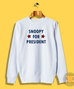 The Simpsons Snoopy For President Sweatshirt