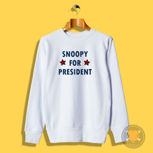 The Simpsons Snoopy For President Sweatshirt