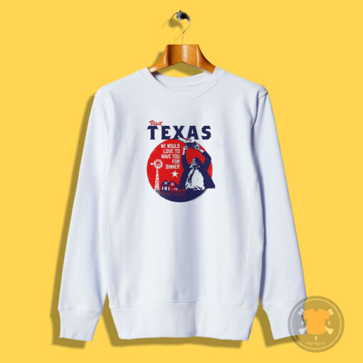 The Texas Chainsaw Massacre Visit Texas Sweatshirt