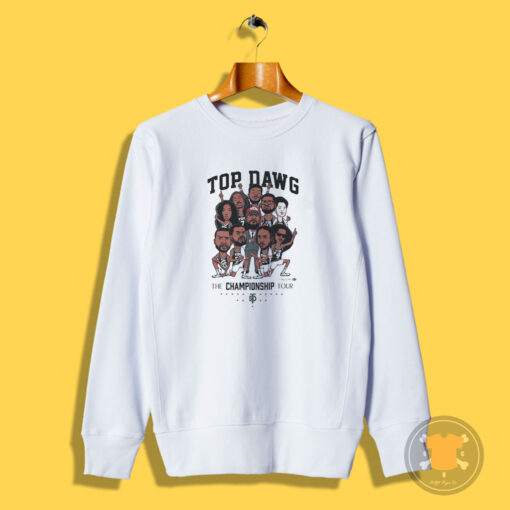 Top Dawg Championshi Tour Cartoon Graphic Sweatshirt