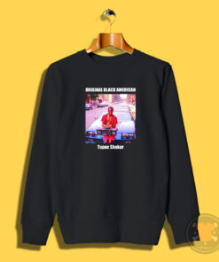 Tupac Shakur Original Black American Vintage Sweatshirt