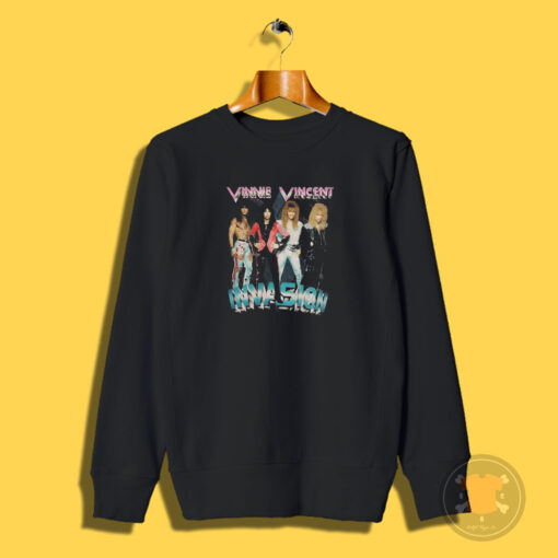 Vinnie Vincent Invasion 1988 All Systems Go Tour Sweatshirt