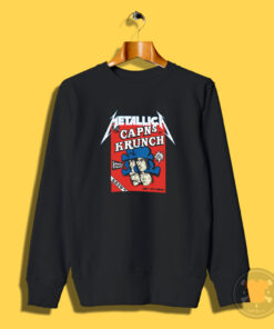 Vintage 1989 Metallica Cap'n Krunch Crew Sweatshirt