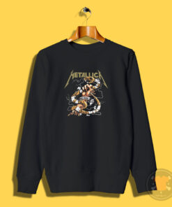 Vintage 1991 Metallica Don't Tread On Me 2 Sided Sweatshirt