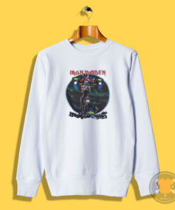 Vintage 80s Iron Maiden Somewhere On Tour Sweatshirt