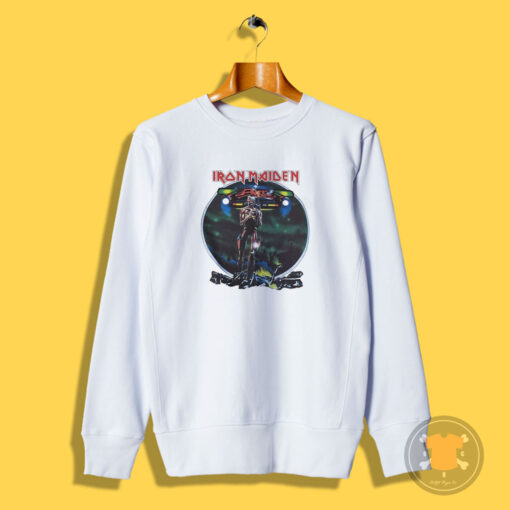 Vintage 80s Iron Maiden Somewhere On Tour Sweatshirt