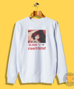 Vintage Album Photo Sza Bloodstain Sweatshirt