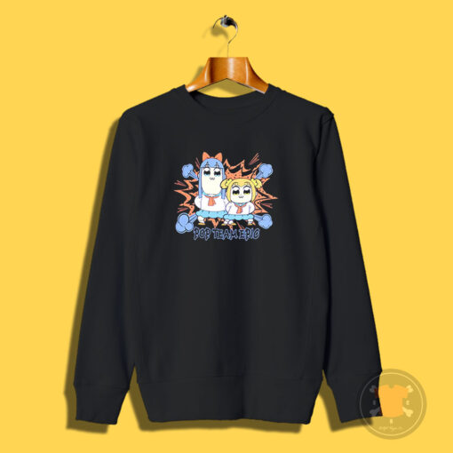 Vintage Anime Popuko Pop Team Epic Sweatshirt