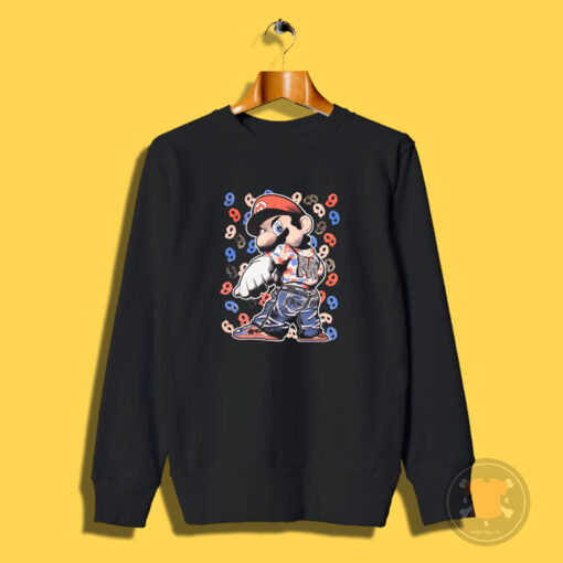 Vintage Bootleg Super Mario Hypebeast Sweatshirt