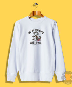 Vintage Give Me Chocolate Monkey Sweatshirt