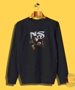 Vintage Graphic Nas Red Rose Sweatshirt