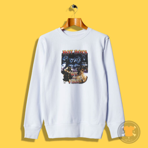 Vintage Hot Boys We On Fire Guerrilla Warfare Sweatshirt