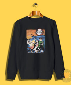 Vintage Kimetsu No Yaiba Demon Slayer Anime Sweatshirt