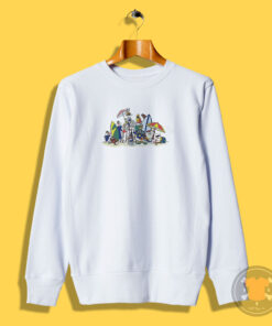 Vintage Looney Tunes Beach Scene Sweatshirt