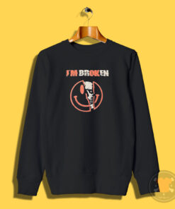 Vintage Skull Im Ok Broken Sweatshirt