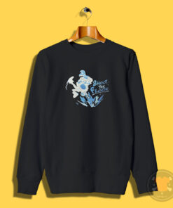 Vintage Splatoon Boy Shoot The Floor Sweatshirt