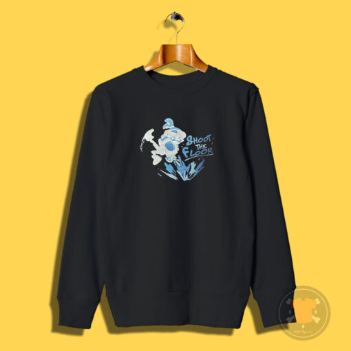 Vintage Splatoon Boy Shoot The Floor Sweatshirt