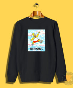 Vintage The Simpsons Homer Just Donut Sweatshirt