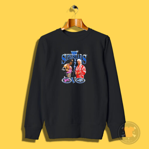 WWF Superstars 1992 Era Bret Hart vs Ric Flair Sweatshirt