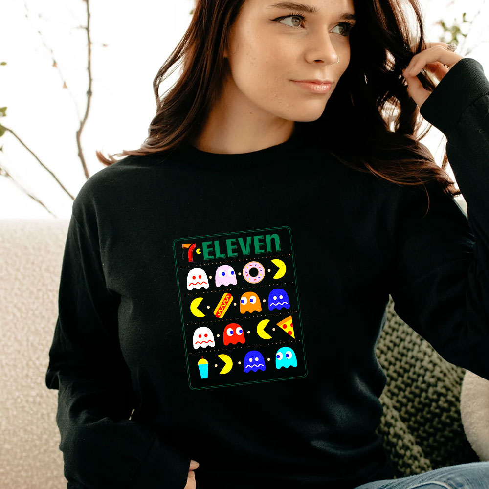 7 Eleven Pac Man Long Sleeve