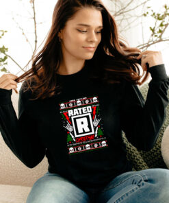 Adam Copeland Rated R Christmas Holiday Ugly Long Sleeve