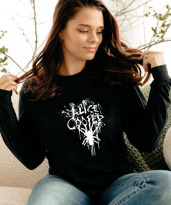 Alice Cooper Spider Splatter Long Sleeve