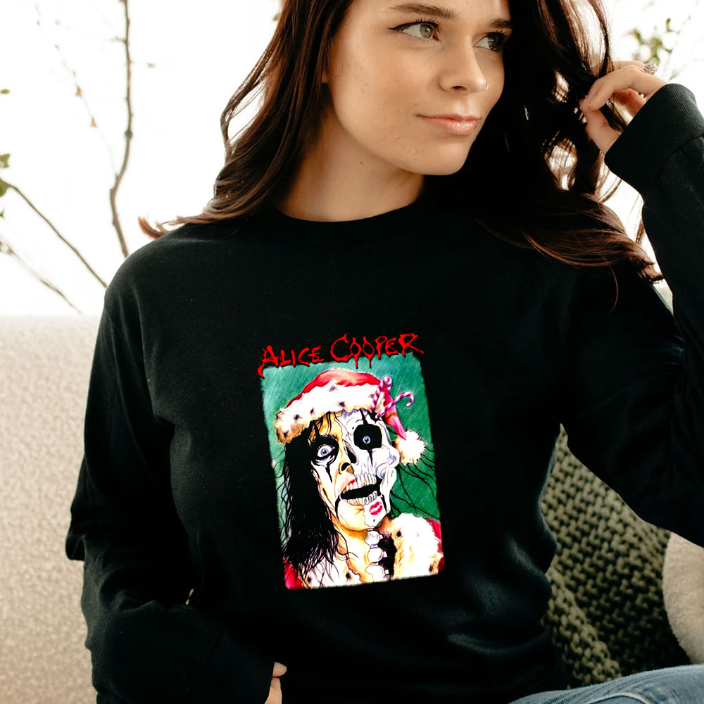 Alice Cooper Xmas Card Long Sleeve