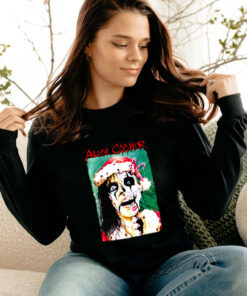 Alice Cooper Xmas Card Long Sleeve