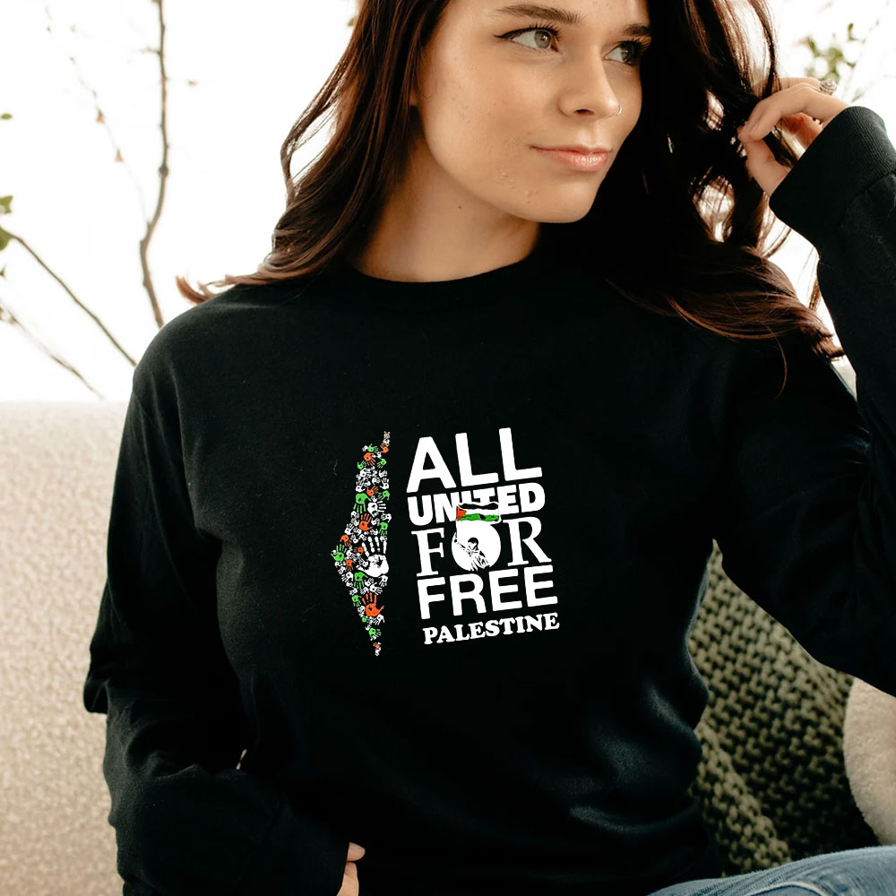 All United For Free Palestine Long Sleeve