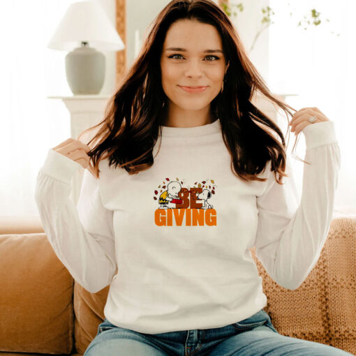 Be Giving Charlie Snoopy Long Sleeve