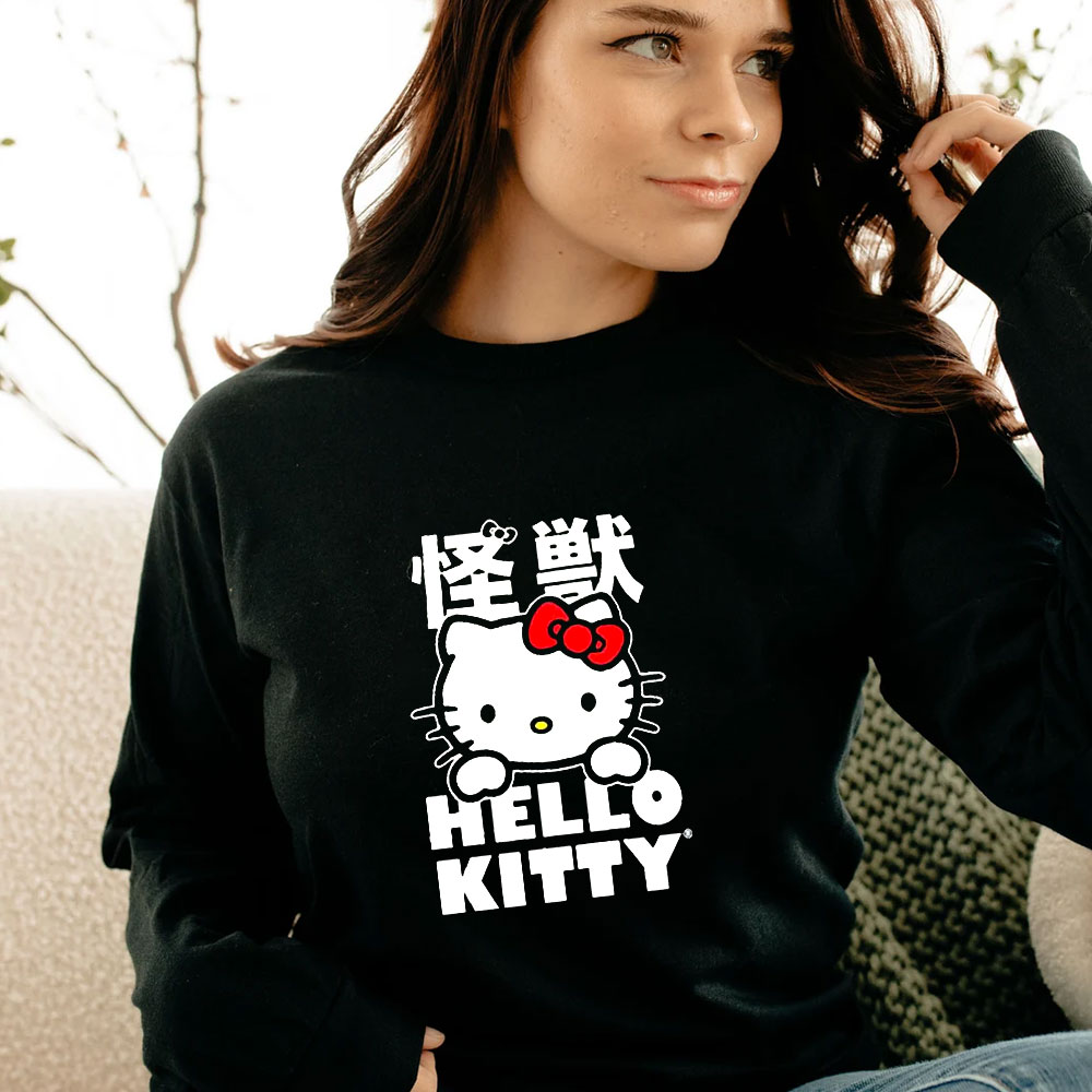 Chant God Hello Kitty Kaiju Long Sleeve