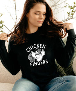 Chicken Fingers Funny Sarcastic Long Sleeve