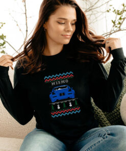 Christmas Nismo 350z Z33 Blue Long Sleeve