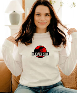 Clever Girl Velociraptor Jurassic Park Inspired Dinosaur Long Sleeve