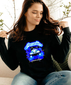 Delorean Struck By Lightning Back To The Future And Metallicas Ride The Lightning Long Sleeve