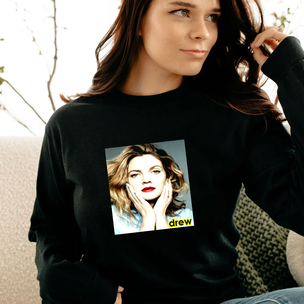 Drew Barrymore Justin Bieber Long Sleeve