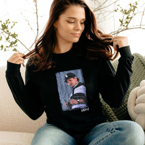 Eazy E Boxed Photo With Distressed Edges Long Sleeve