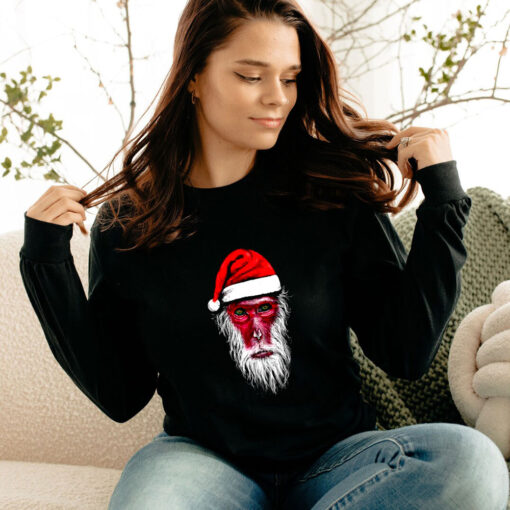 Funny Christmas Gifts For Friends Monkey King Santa Long Sleeve