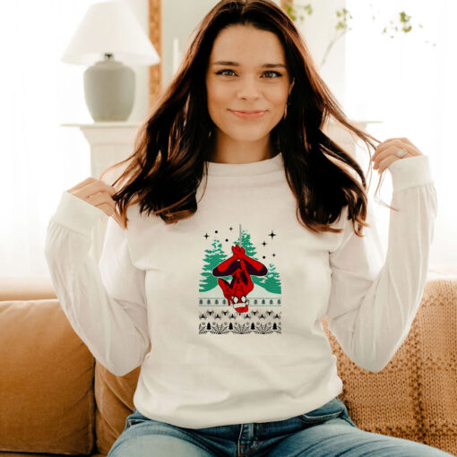 Funny Spiderman Christmas Long Sleeve